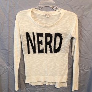 Crew neck NERD sweater